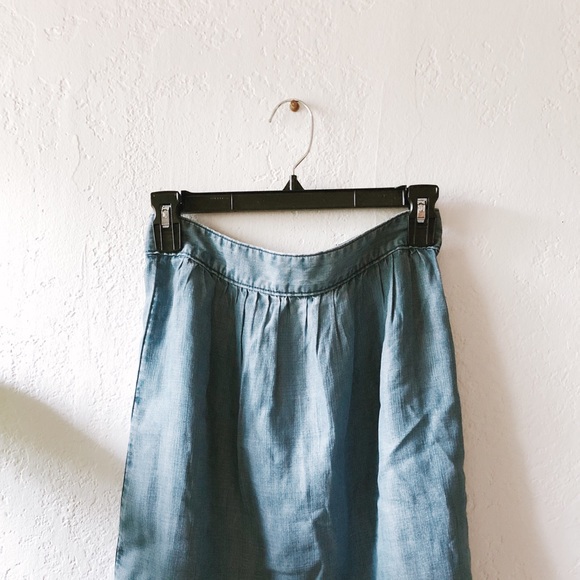 Chambray Skirt - Picture 2 of 4